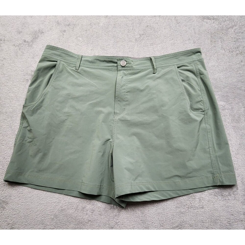 Free Fly Mens 40 Green Shorts 4 Inseam Polyester Blend Stretch Outdoor Casual